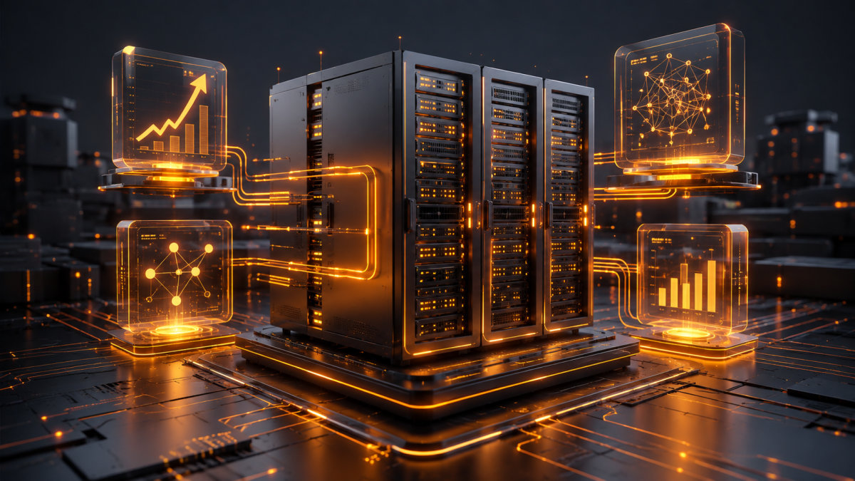 AI Telecommunications Concept