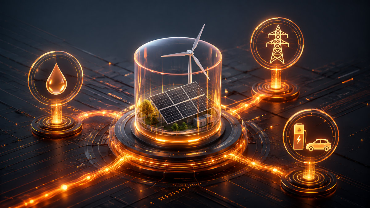 AI Telecommunications Concept